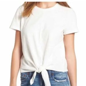 MADEWELL - Texture & Thread Modern Tie-Front Top size XS